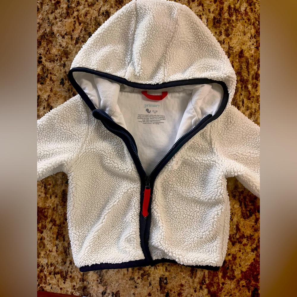 Primary fleece Sherpa hoodie